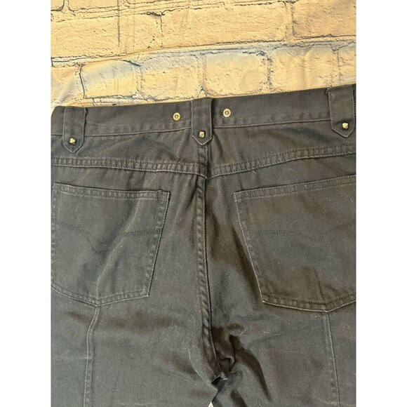 Harley-Davidson Motorcycles Womans Bootcut Denim Black Embroider Riding Jeans 12 - Picture 8 of 12